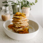 Coconut Mango Pancakes Recipe [Healthy + Vegan]